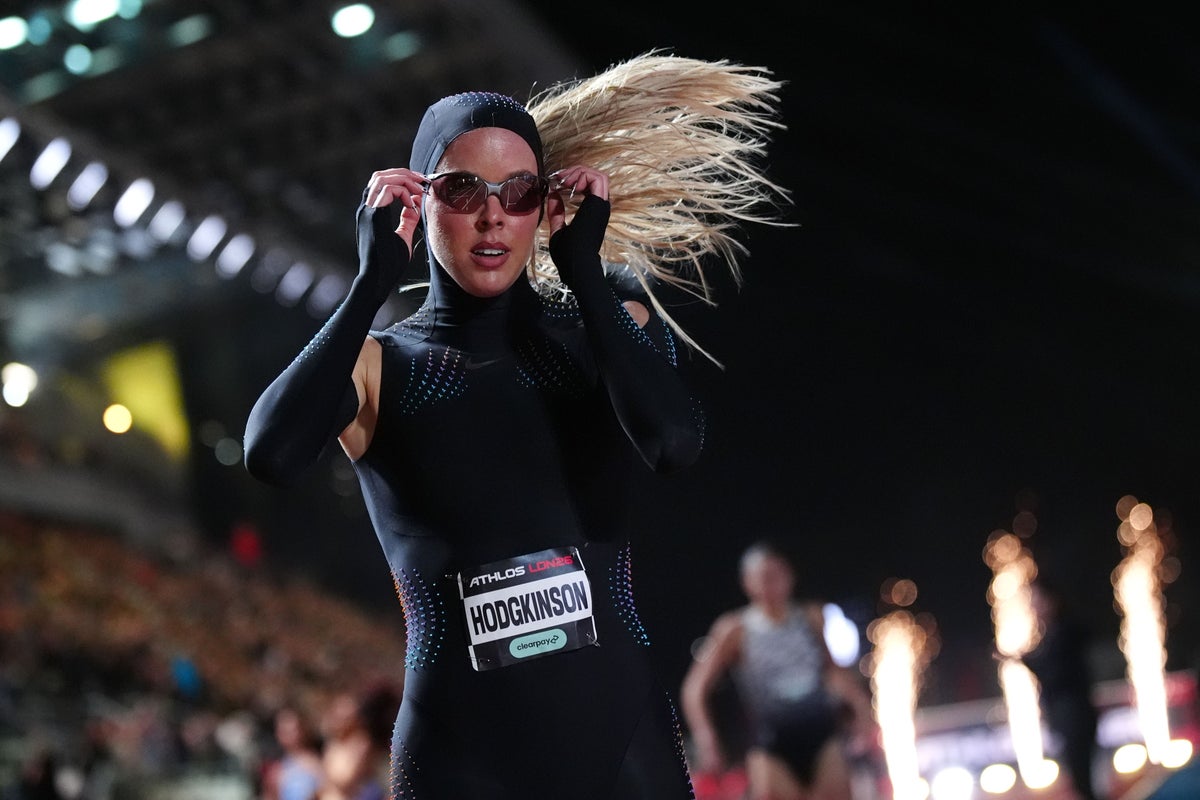 Keely Hodgkinson dons eye-catching all-black speedsuit to win 800m at Athlos