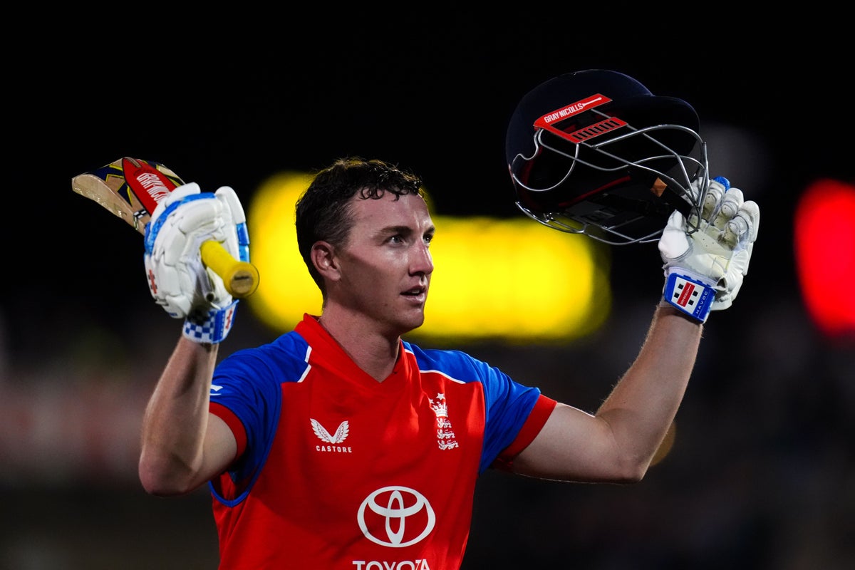 Harry Brook smashes stunning century as England hammer Sri Lanka