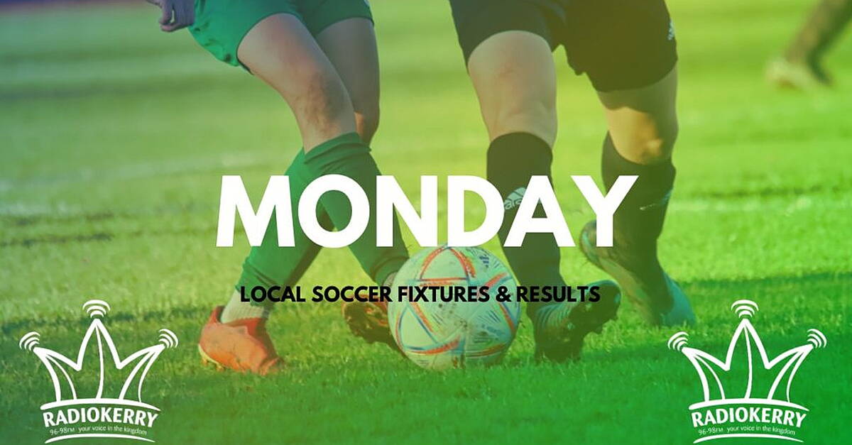 Monday local soccer fixtures & results